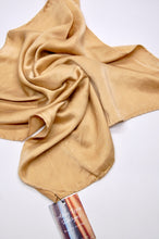 Load image into Gallery viewer, Botanically Dyed Silk Bandana - Charmeuse Silk