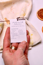 Load image into Gallery viewer, Botanically Dyed Mulberry Silk Pillowcase