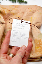 Load image into Gallery viewer, Botanically Dyed Mulberry Silk Pillowcase