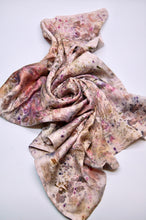 Load image into Gallery viewer, Botanically Dyed Mulberry Silk Pillowcase