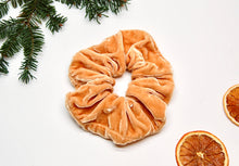 Load image into Gallery viewer, Botanically Dyed Silk Velvet Scrunchies