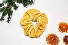 Load image into Gallery viewer, Botanically Dyed Silk Velvet Scrunchies