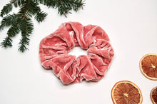 Load image into Gallery viewer, Botanically Dyed Silk Velvet Scrunchies