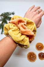Load image into Gallery viewer, Botanically Dyed Silk Velvet Scrunchies
