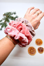 Load image into Gallery viewer, Botanically Dyed Silk Velvet Scrunchies