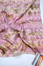 Load image into Gallery viewer, Botanically Dyed Silk Bandana - Habotai Silk