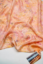Load image into Gallery viewer, Botanically Dyed Silk Bandana - Habotai Silk