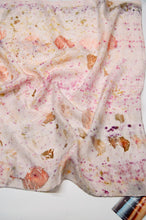 Load image into Gallery viewer, Botanically Dyed Silk Bandana - Habotai Silk