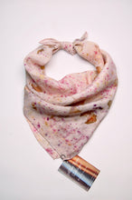 Load image into Gallery viewer, Botanically Dyed Silk Bandana - Habotai Silk