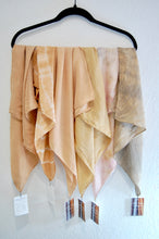 Load image into Gallery viewer, Botanically Dyed Silk Bandana - Habotai Silk