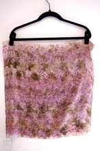 Load image into Gallery viewer, Botanically Dyed Silk Bandana - Habotai Silk