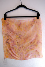 Load image into Gallery viewer, Botanically Dyed Silk Bandana - Habotai Silk