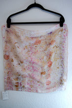 Load image into Gallery viewer, Botanically Dyed Silk Bandana - Habotai Silk