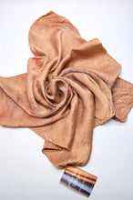 Load image into Gallery viewer, Botanically Dyed Silk Bandana - Charmeuse Silk