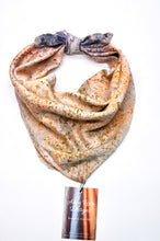 Load image into Gallery viewer, Botanically Dyed Silk Bandana - Charmeuse Silk