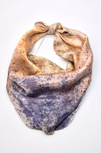 Load image into Gallery viewer, Botanically Dyed Silk Bandana - Charmeuse Silk