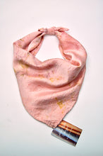 Load image into Gallery viewer, Botanically Dyed Silk Bandana - Charmeuse Silk