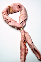 Load image into Gallery viewer, Botanically Dyed Silk Bandana - Charmeuse Silk