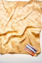 Load image into Gallery viewer, Botanically Dyed Silk Bandana - Charmeuse Silk