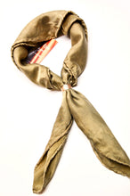Load image into Gallery viewer, Botanically Dyed Silk Bandana - Charmeuse Silk