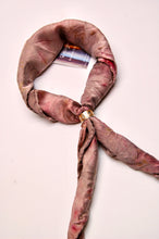 Load image into Gallery viewer, Botanically Dyed Silk Bandana - Charmeuse Silk