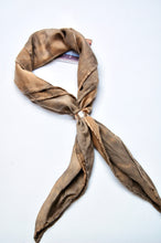 Load image into Gallery viewer, Botanically Dyed Silk Bandana - Charmeuse Silk