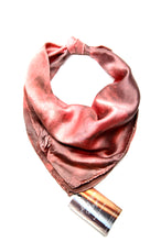 Load image into Gallery viewer, Botanically Dyed Silk Bandana - Charmeuse Silk