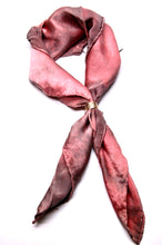 Load image into Gallery viewer, Botanically Dyed Silk Bandana - Charmeuse Silk