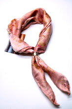 Load image into Gallery viewer, Botanically Dyed Silk Bandana - Charmeuse Silk