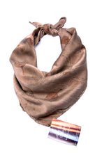 Load image into Gallery viewer, Botanically Dyed Silk Bandana - Charmeuse Silk
