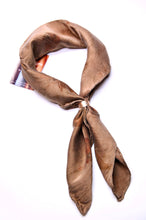 Load image into Gallery viewer, Botanically Dyed Silk Bandana - Charmeuse Silk