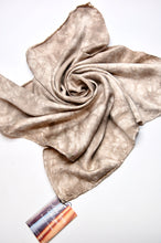 Load image into Gallery viewer, Botanically Dyed Silk Bandana - Charmeuse Silk