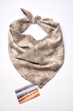 Load image into Gallery viewer, Botanically Dyed Silk Bandana - Charmeuse Silk