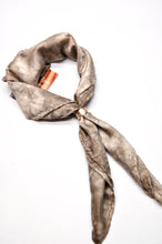 Load image into Gallery viewer, Botanically Dyed Silk Bandana - Charmeuse Silk