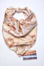 Load image into Gallery viewer, Botanically Dyed Silk Bandana - Charmeuse Silk