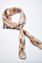 Load image into Gallery viewer, Botanically Dyed Silk Bandana - Charmeuse Silk