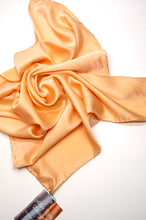 Load image into Gallery viewer, Botanically Dyed Silk Bandana - Charmeuse Silk