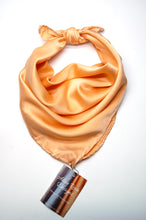 Load image into Gallery viewer, Botanically Dyed Silk Bandana - Charmeuse Silk