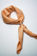 Load image into Gallery viewer, Botanically Dyed Silk Bandana - Charmeuse Silk
