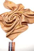 Load image into Gallery viewer, Botanically Dyed Silk Bandana - Charmeuse Silk