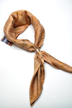 Load image into Gallery viewer, Botanically Dyed Silk Bandana - Charmeuse Silk