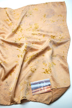 Load image into Gallery viewer, Botanically Dyed Silk Bandana - Charmeuse Silk