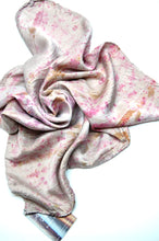 Load image into Gallery viewer, Botanically Dyed Silk Bandana - Charmeuse Silk