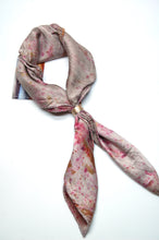 Load image into Gallery viewer, Botanically Dyed Silk Bandana - Charmeuse Silk