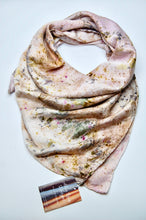 Load image into Gallery viewer, Botanically Dyed Silk Wild Rag  - Charmeuse Silk