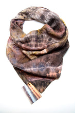 Load image into Gallery viewer, Botanically Dyed Silk Wild Rag - Habotai Silk