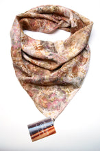 Load image into Gallery viewer, Botanically Dyed Silk Wild Rag - Habotai Silk