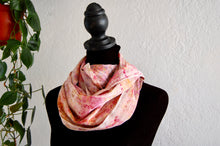 Load image into Gallery viewer, Botanically Dyed Silk Scarf - Charmeuse Silk