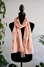 Load image into Gallery viewer, Botanically Dyed Silk Scarf - Charmeuse Silk