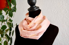 Load image into Gallery viewer, Botanically Dyed Silk Scarf - Charmeuse Silk